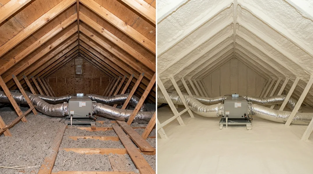 Air Handlers in 150-Degree Attics: Why Jonesboro Homes Seal the Roof Deck