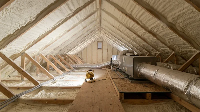 Attic Spray Foam Insulation Jonesboro
