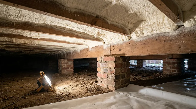 Crawl Space Spray Foam Insulation Jonesboro